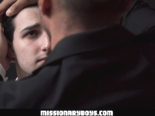 MormonBoyz - Horny Priest Watches As A Religious Boy Jerks His Cock In Confession